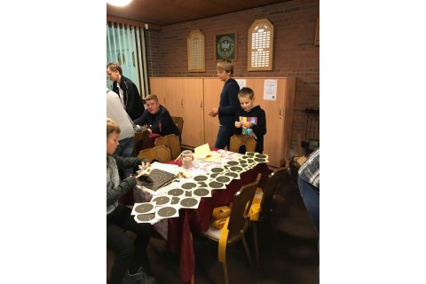 Vorbereitung Kramermarktsumzug Jugend