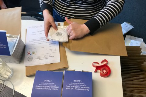 Coronamasken für die Mitglieder 2021
