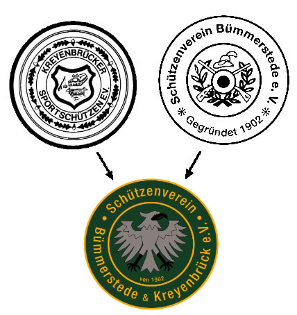 Fusion der Vereine Fusion der Vereine Kreyenbrücker Sportschützen und Schützenverein Bümmerstede zum Schützenverein Bümmerstede und Kreyenbrück